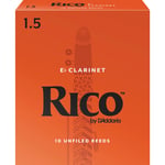 D'Addario RBA1015 Klarinett Flis Rico Eb Clarinet 1.5 10 Pack