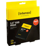 SSD Intenso 960GB Haute SATA III 2,5 " Interne Disque Dur Allo État Solide PC