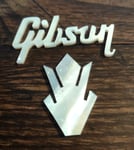 CROWN Gibson Guitar Logo Inlay LOGO GIBSON NACRE incrustration