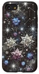 Coque pour iPhone SE (2020) / 7 / 8 Motif étoile et fleur étoilée