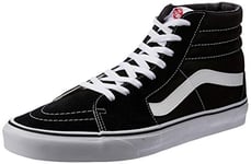 Vans Classic Slip-on Canvas Sk8 Hi Baskets Unisexe pour Adulte Noir/Blanc Pointure 40, Sk8 Hi Noir Blanc, 41 EU