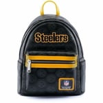 Loungefly NFL Football Pittsburgh Steelers Mini Backpack Handbag Tote