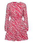 Ls Cut Out Mini Dress Pink Michael Kors