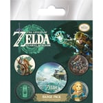 The Legend Of Zelda: Tears Of The Kingdom Hyrule Skies-badgeuppsättning