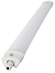 Gefom REGLETTE ETANCHE IP65 LED INTEGREE AVEC DETECTEUR, 60CM, 18W 1620LM, CONNEXION AUTO blanc 410025