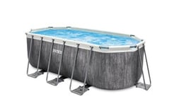 Piscine tubulaire ovale Intex Baltik 4,00 x 2,00 x h.1,22 m + épurateur