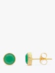 Auree Barcelona Birthstone Gold Vermeil Stud Earrings