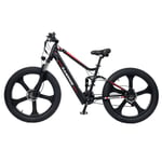 Randride Yx90m Vélo Électrique , Gros Pneu 26'', Moteur Sans Balais 1000 W, Batterie 48 V 13,6 Ah, Vitesse Maximale 45 Km/H, Autonomie 100 Km, Écran Lcd, Frein Hydraulique Shimano