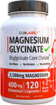 Magnesium Glycinate (Bisglycinate) - 3500Mg (400Mg Elemental) | 120 High Strengt