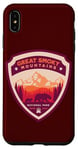 Coque pour iPhone XS Max Couleur rétro Great Smoky Mountains Bear National Parks USA