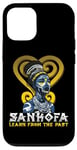 iPhone 12/12 Pro Learn From The Past African Symbol Adinkra Sankofa History Case