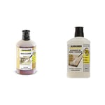 Karcher 1L Wood Cleaner 3-in-1 Plug and Clean Pressure Washer Detergent + 62957650 3-in-1 Stone Plug and Clean - Black