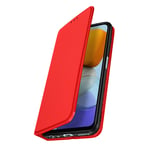 Back cover Samsung A23 5G / M23 5G Wallet and stand function - red