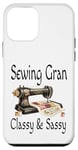 Coque pour iPhone 12 mini Sewing Gran Classy And Sassy Queen Machine à coudre vintage