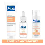 Lot de Mixa - Sérum Concentré Anti-Taches + Mixa Crème Anti-taches + Mixa Nettoyant Anti-teint terne