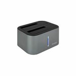 Dual dock-station TooQ TQDS-805G 2.5"-3.5" HDD/SSD SATA USB 3.0