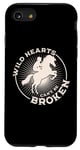 Coque pour iPhone SE (2020) / 7 / 8 Wild Hearts Can't Be Broken Horse Rider Dressage équestre