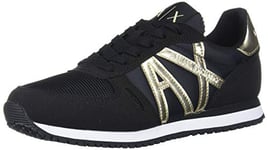 Armani Exchange Femme Retro Running Sneakers Basket, N692, 38.5 EU