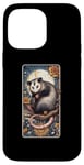 Coque pour iPhone 14 Pro Max Esthetic Cottagecore The Opossum Possum Jeu de cartes Tarot