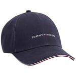 Casquette Tommy Hilfiger en coton bleu marine