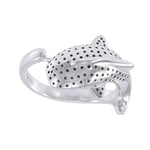 Dive Silver Whale Shark Ring Silver 6