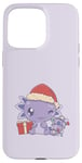 iPhone 15 Pro Max AX-HO-LOTL! Christmas Santa Claus Hat Axolotl Meme Case