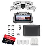 DJI Flip Fly More Combo + RC 2 + SanDisk Extreme Pro microSDXC V30 64GB 200MB