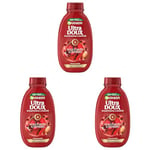 Garnier Ultra Doux Shampooing Couleur argan cranberry 300 ml (Lot de 3)