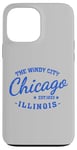 Coque pour iPhone 13 Pro Max Vintage Retro Love Chicago Illinois Windy City est une ville créée en 1833