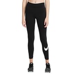 Nike Femme W Nsw Essntl Lggng Swoosh Mr Leggings, Black/(White), XXL EU