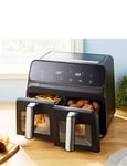 Health Kick 8Ltr Digitouch Dual Zone Windowed Air Fryer by Health Kick