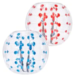 VEVOR Lot de 2 Bulles Gonflables de 1,2 m pour Adolescents et Adultes Balle Pare Chocs à Bulles en PVC pour Hamster Humain 0,8 mm d'Épaisseur pour Jeux d'Équipe en Plein Air Jouets Pare-Chocs Jardin