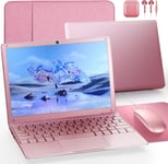 G Ordinateur Portable,Ordinateur Portable Windows 11,8 Go + 128 Go,Processeur Intel Celeron Quad-Core,Ordinateur Portable 10 Pouces,Webcam Bluetooth Wifi Hdmi,Et Sac Pour Ordinateur Portable