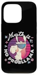 Coque pour iPhone 13 Pro Math is No ProbLlama Jeu de mots amusant en forme de lama