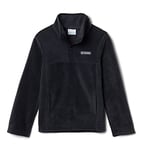 Columbia Youth Unisex Steens Mtn 1/4 Snap Fleece Pull-over, Black, L