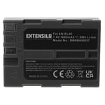 EXTENSILO Batterie compatible avec Nikon D50, D70, D100, D100 SLR, D200, D300, D300s, D700 appareil photo, reflex numérique (1600mAh, 7,4V, Li-ion)