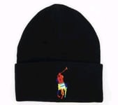 Polo Ralph Lauren: Reversible Beanie{One Size}{Royal Black}