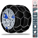 Chaines Neige Retension Automatique Xk9 110 (La Paire) 215/50R18 215/55R17 225/45R18 235/40R18 235/50R17 245/30R18 - Argent