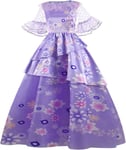 HMS Isabella Madrigal Disney Encanto Girls Flower Dress Halloween Costume 1170