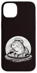 Coque pour iPhone 14 Plus Mignon Capybara mangeant des sushis kawaii