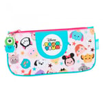 Disney Childrens/Girls Official Tsum Tsum Flat Pencil Case