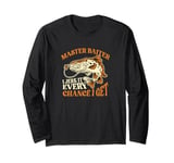 Funny "Master Baiter Shirt" - Fishing Long Sleeve T-Shirt