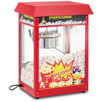 Royal Catering - Machine à pop corn Appareil à pop corn Rétro 5-6 kg/h (16 l/h) 150/180 °C0 Rouge