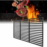 YARDIN Grille de Gril en Fonte Grille de Gril Rectangulaire Accessoires de Grille en Fonte pour Barbecue, Gril à Gaz, Gril à Charbon de Bois, 60 x 40