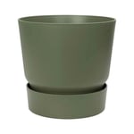 ELHO Vase Greenville Rond 20CM Leaf Vert