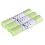 150 x Compostable 5 Litre Tie Handle Food Waste Caddy Bags - Bin Liners-EN13432