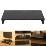 Monitor Stand Desk Riser Wood Computer Pc Tv Laptop w/ Smartphone Holder UK