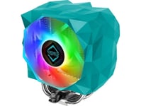 Iceberg Icesleet X5 Processor Air Cooler 12 Cm Chrome, Turquoise 1 Pc(S)