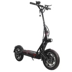 DUALTRON Trottinette Electrique Adulte New City - 60V 25Ah, 2 Moteur 1200W, Autonomie jusqu'à 90km, 25km/h, Rapide puissante et Confortable, Noire