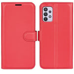 Samsung Galaxy A53 5G      Pu Wallet Case    [Red]